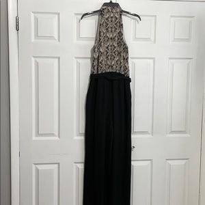 Black and Tan jumpsuit